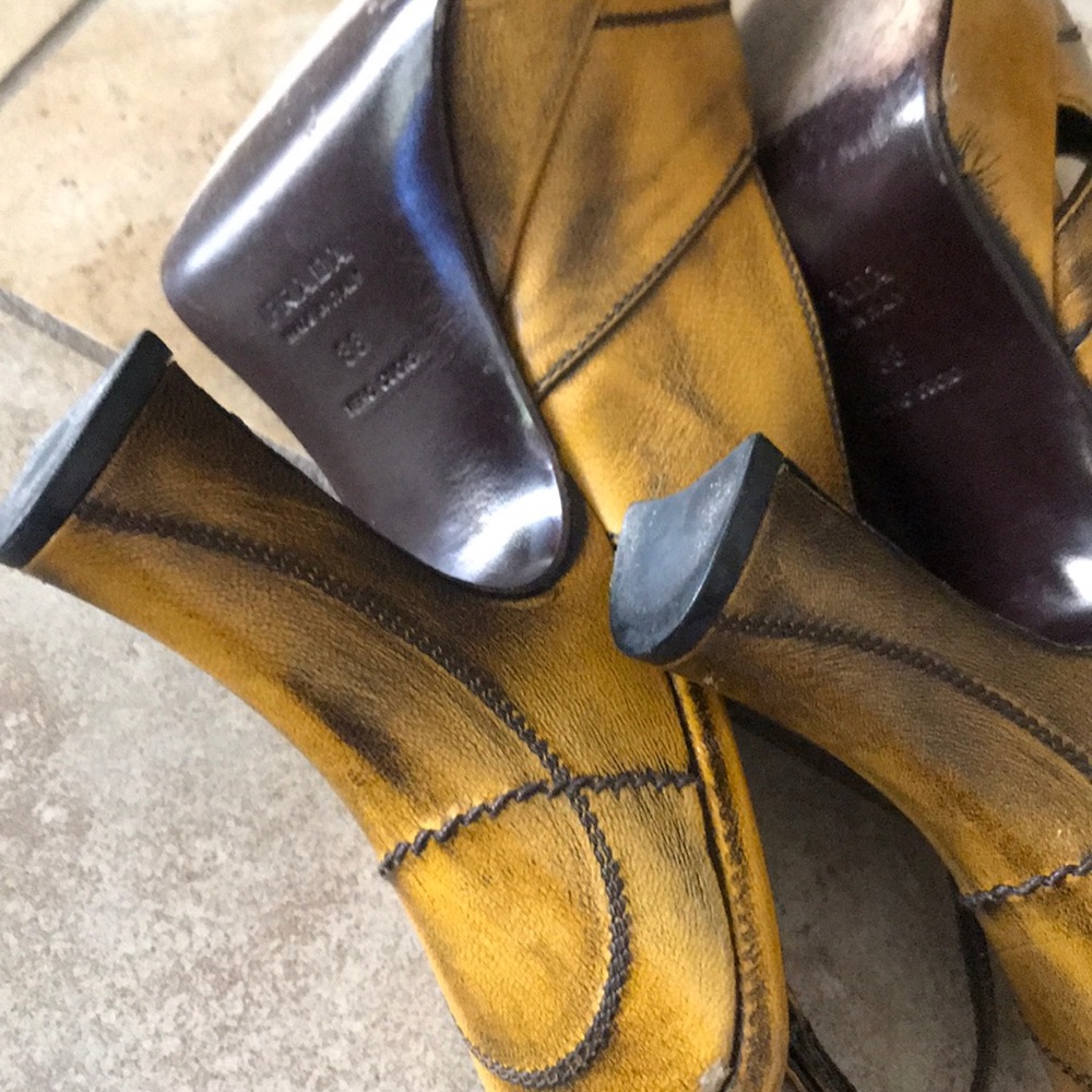 PRADA ELEGANT Open toe 5 inch heels size 38 - Picture 8 of 8